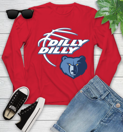 NBA Memphis Grizzlies Dilly Dilly Basketball Sports Youth Long Sleeve 11