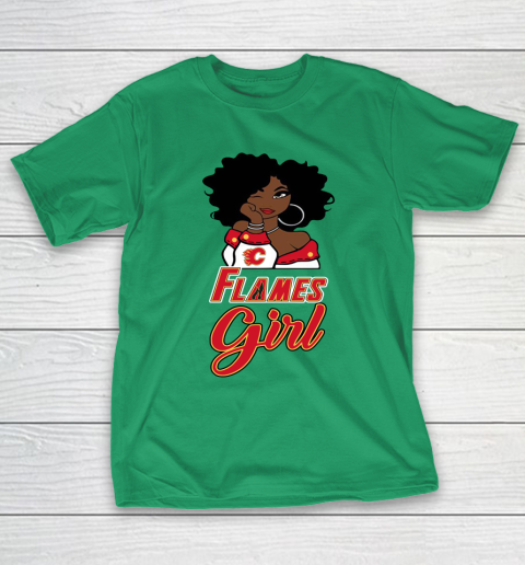 Calgary Flames Girl NHL T-Shirt 7