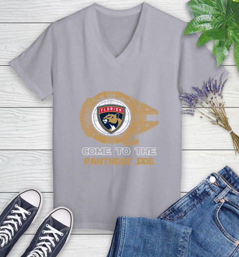 NHL Come To The Florida Panthers Wars Hockey Sports Women's V-Neck T-Shirt 4