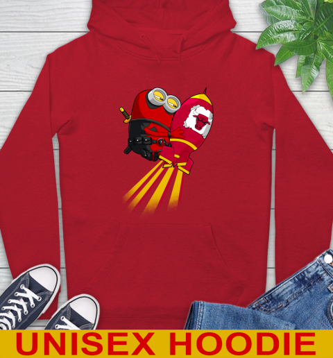 NBA Basketball Chicago Bulls Deadpool Minion Marvel Shirt Hoodie 10