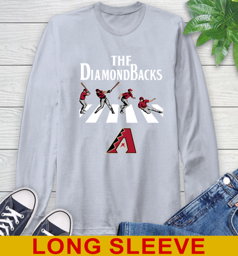 MLB Baseball Arizona Diamondbacks The Beatles Rock Band Shirt Long Sleeve T-Shirt 6