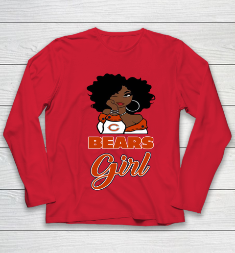 Chicago Bears Girl NFL Youth Long Sleeve 10