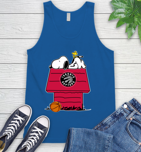 Toronto Raptors NBA Basketball Snoopy Woodstock The Peanuts Movie Tank Top 5