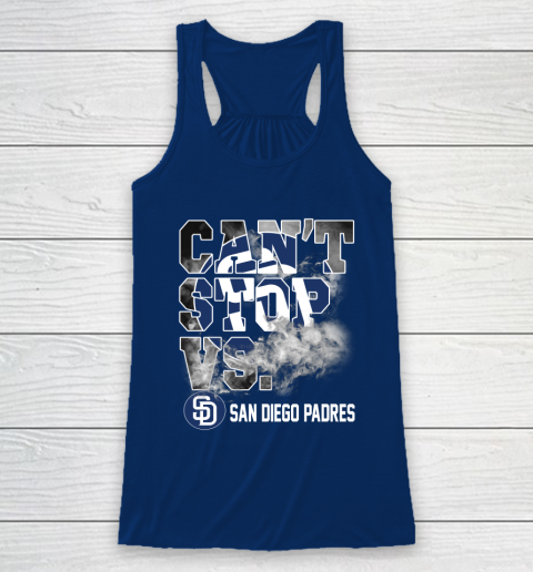 MLB San Diego Padres Baseball Can't Stop Vs Padres Racerback Tank 6
