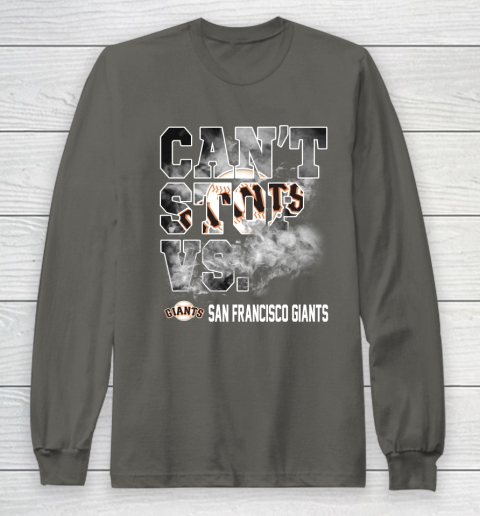 MLB San Francisco Giants Baseball Can't Stop Vs Giants Long Sleeve T-Shirt 5