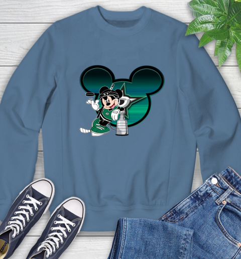 NHL Dallas Stars Stanley Cup Mickey Mouse Disney Hockey T Shirt Sweatshirt 7