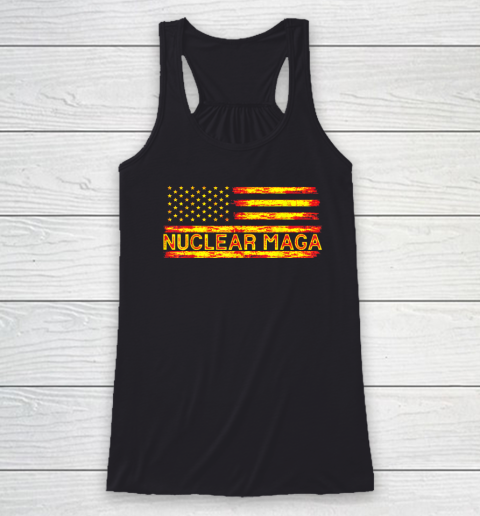 Nuclear Maga USA Flag Racerback Tank