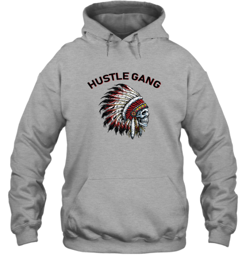 Hustle Gang y4xr hustle gang hoodie 23 front sport grey