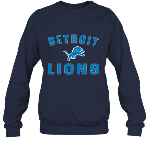 Detroit Lions NFL Line by Fanatics Branded Blue Vintage Victory Sweatshirt