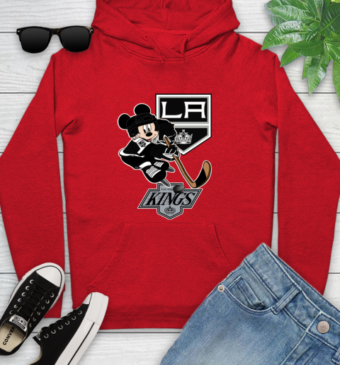 Los Angeles Kings Mickey Mouse Disney Hockey T Shirt Youth Hoodie 11