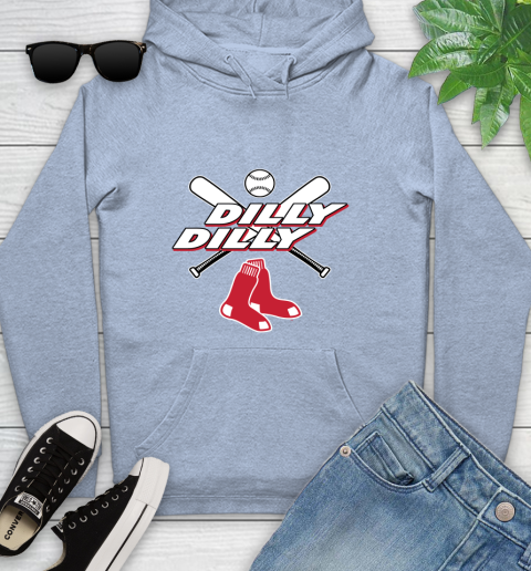 MLB Boston Red Sox Dilly Dilly Baseball Sports Youth Hoodie 10