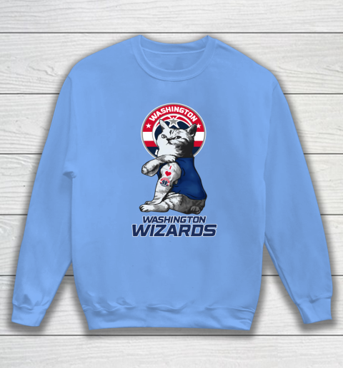 NBA Basketball My Cat Loves Washington Wizards Sweatshirt 8