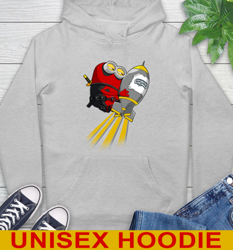 NBA Basketball San Antonio Spurs Deadpool Minion Marvel Shirt Hoodie 6