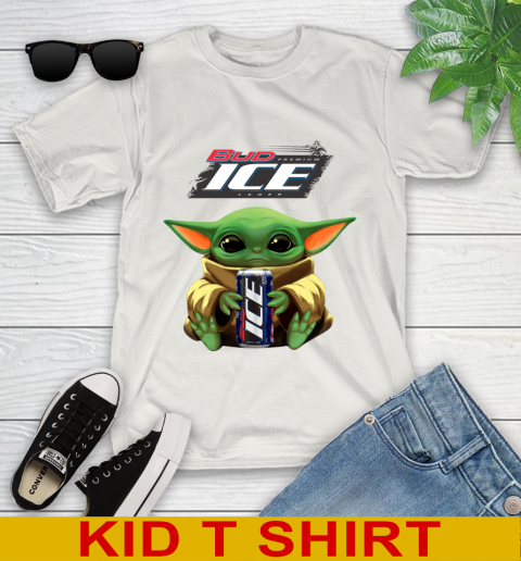 Star Wars Baby Yoda Hugs Bud Ice Beer Shirt 112