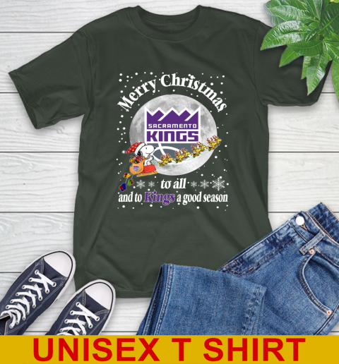 Sacramento Kings Merry Christmas To All And To Kings A Good Season NBA Basketball Sports T-Shirt 6