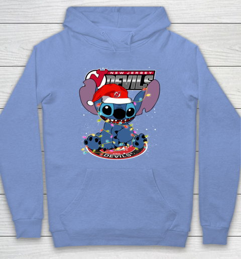 New Jersey Devils NHL Hockey noel stitch Christmas Hoodie 7