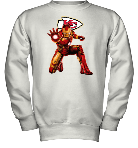 NFL Iron Man Kansas City Chiefs Long Sleeve T-Shirt - Rookbrand