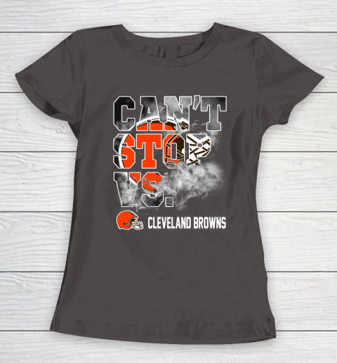 NFL Cleveland Browns Can't Stop Vs Women's T-Shirt 7