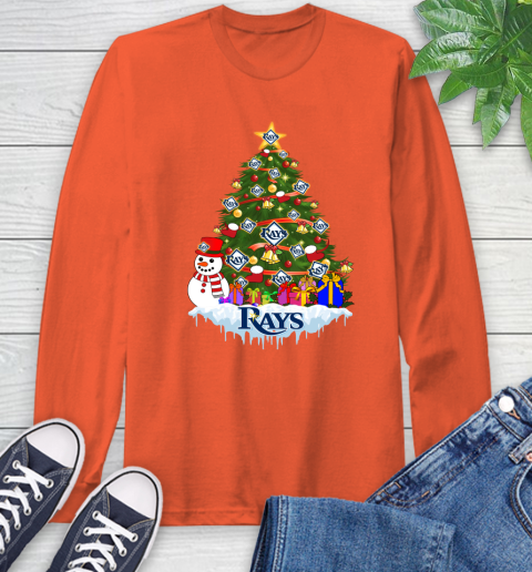 Tampa Bay Rays Merry Christmas MLB Baseball Sports Long Sleeve T-Shirt 5
