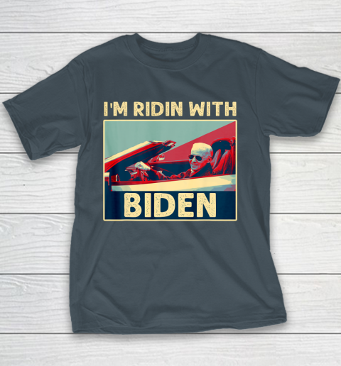 I'm Riding With Joe Biden Youth T-Shirt 5