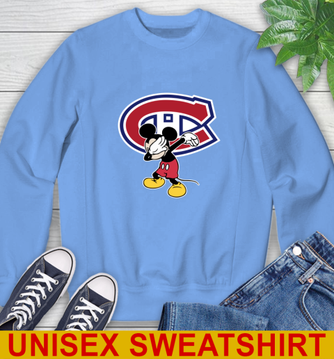 Montreal Canadiens NHL Hockey Dabbing Mickey Disney Sports Sweatshirt 11