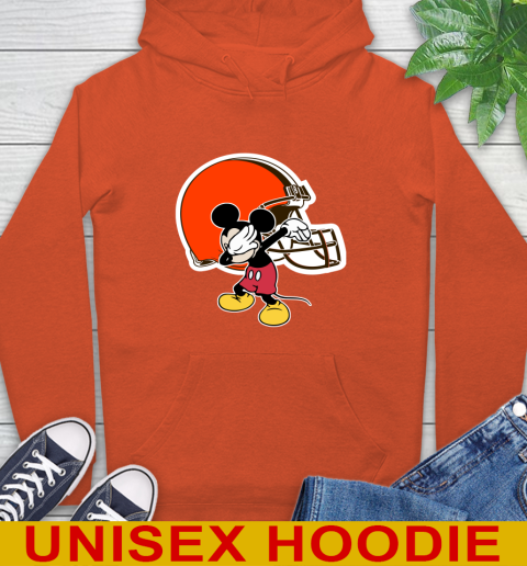 Cleveland Browns NFL Football Dabbing Mickey Disney Sports Hoodie 5