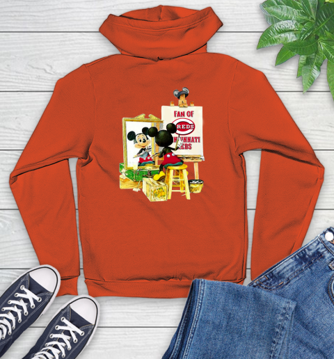 MLB Baseball Cincinnati Reds Mickey Drawing Shirt 126