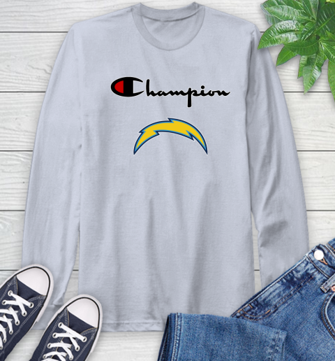NFL Football Los Angeles Chargers Champion Shirt Long Sleeve T-Shirt 4