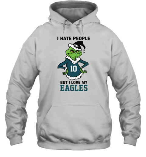 I Hate People But I Love My Eagles Philadelphia Eagles NFL Teams Hoodie