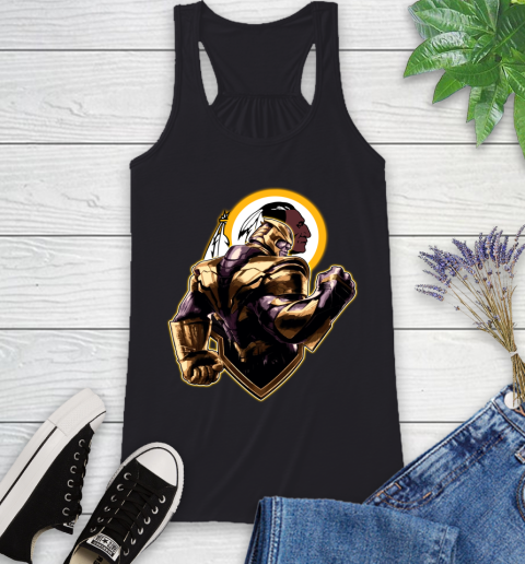NFL Thanos Avengers Endgame Football Sports Washington Redskins Racerback Tank 2