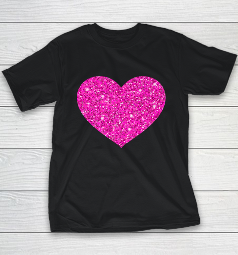 Pink Valentine Heart Love Fun Husband Wife Youth T-Shirt