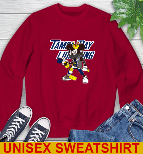 Tampa Bay Lightning NHL Hockey Mickey Peace Sign Sports Sweatshirt 7