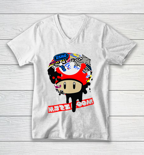 Mario Splatfest V-Neck T-Shirt