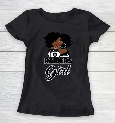 Oakland Raiders Girl NFL Women s T Shirt Tee For Sports