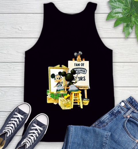 NBA Basketball San Antonio Spurs Mickey Drawing Shirt 66