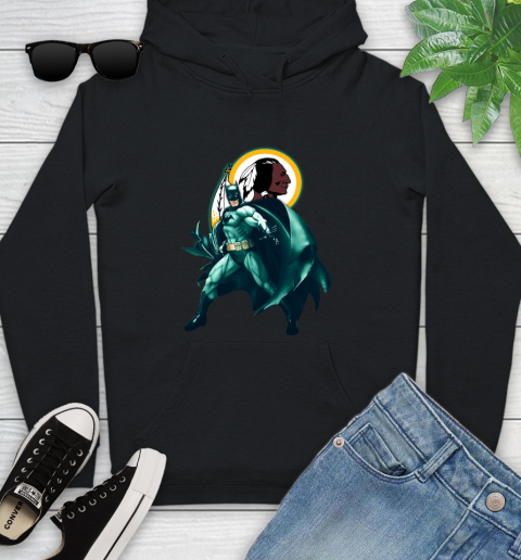 NFL Batman Football Sports Washington Redskins Youth Hoodie 2