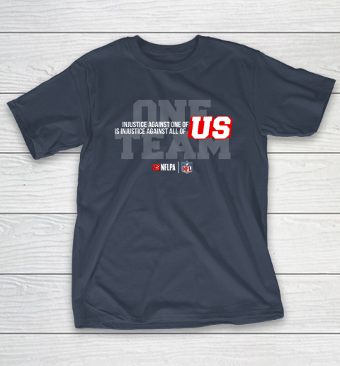 NFL End Racism Print In Front And Back T-Shirt 3