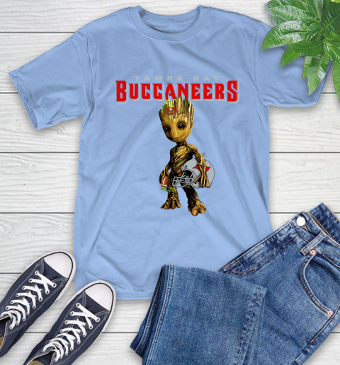 Tampa Bay Buccaneers NFL Football Groot Marvel Guardians Of The Galaxy T-Shirt 11