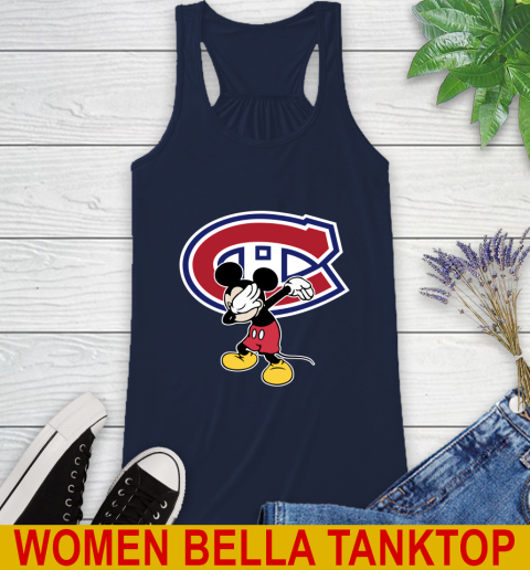 Montreal Canadiens NHL Hockey Dabbing Mickey Disney Sports Racerback Tank 11