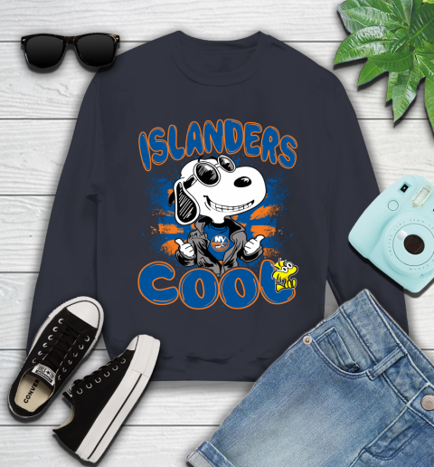 NHL Hockey New York Rangers Cool Snoopy Shirt Youth Sweatshirt 2