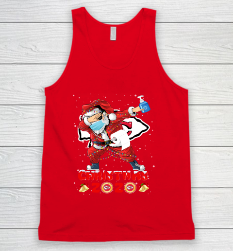 Kansas City Chiefs Funny Santa Claus Dabbing Christmas 2020 NFL Tank Top 5