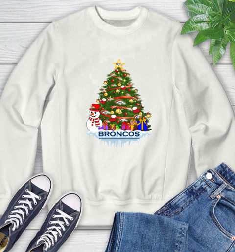 Denver Broncos Merry Christmas NFL Football Sports Sweatshirt