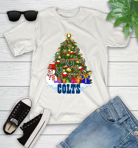 Indianapolis Colts Merry Christmas NFL Football Sports Youth T-Shirt