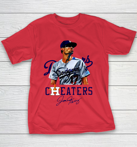 Joe Kelly Houston Astros Cheaters Youth T-Shirt 6
