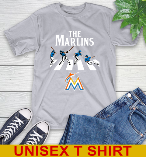 MLB Baseball Miami Marlins The Beatles Rock Band Shirt T-Shirt 5