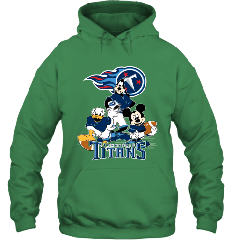 NFL Tennessee Titans Mickey Mouse Donald Duck Goofy Football T Shirt 0UK3NslOnNK hoodie 23 95 151514 front irish