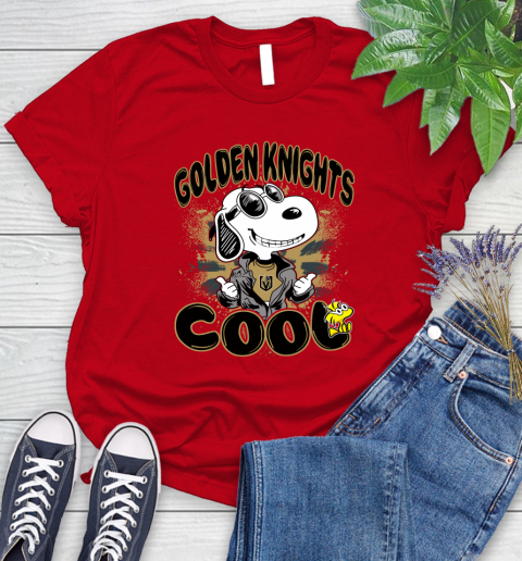 NHL Hockey Vegas Golden Knights Cool Snoopy Shirt Women's T-Shirt 11