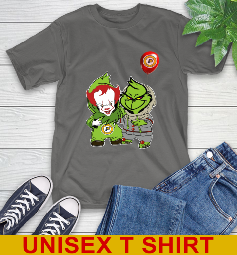 Indiana Pacers Baby Pennywise Grinch Christmas NBA Basketball T-Shirt 8