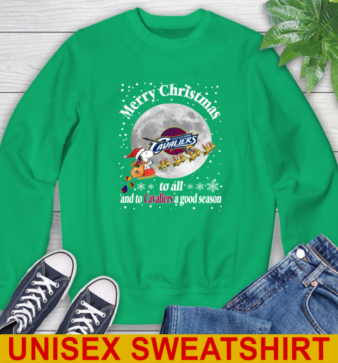 Cleveland Cavaliers Merry Christmas To All And To Cavaliers A Good Season NBA Basketball Sports Sweatshirt 8