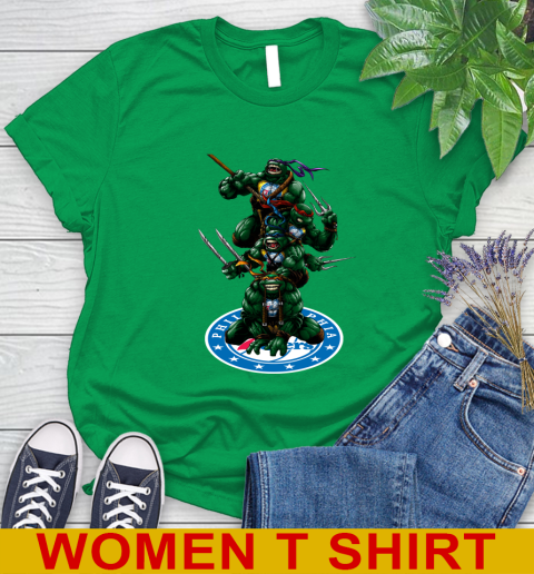 NBA Basketball Philadelphia 76ers Teenage Mutant Ninja Turtles Shirt Women's T-Shirt 6